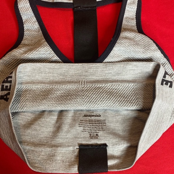 Aeropostale Black and Gray Sports Bra - Picture 3 of 6